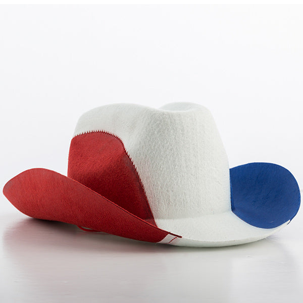 Cappello da cowboy con bandiera francese