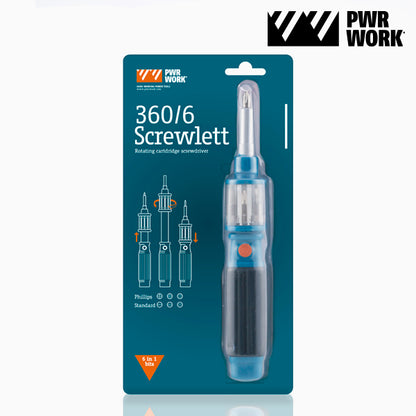 Cacciavite Screwlett 360/6 con dispenser di punte