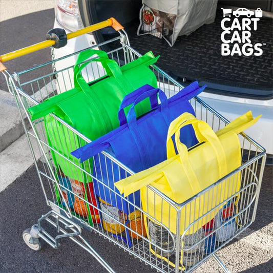Cart Car Car Boot Borse portaspesa (confezione da 4)