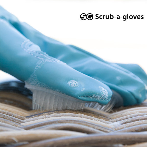 Guanti per la pulizia con spazzole Scrub-a-Gloves (confezione da 2)