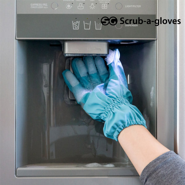 Guanti per la pulizia con spazzole Scrub-a-Gloves (confezione da 2)