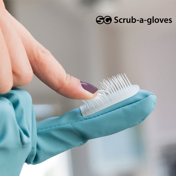 Guanti per la pulizia con spazzole Scrub-a-Gloves (confezione da 2)