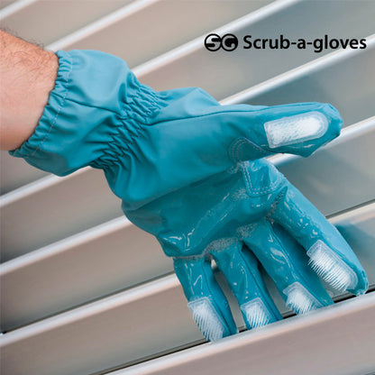 Guanti per la pulizia con spazzole Scrub-a-Gloves (confezione da 2)