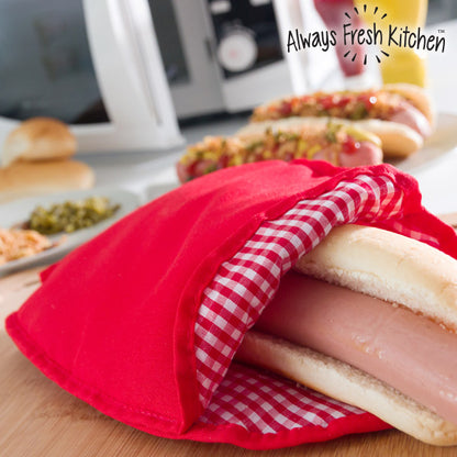 Borsa da cucina per hot dog sempre fresca da cucina nel microonde