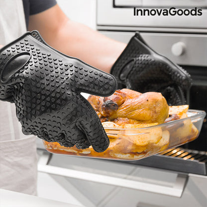 Artigli per carne con spazzola e guanti InnovaGoods