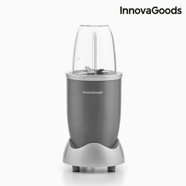 Nutri-Frullatore con ricettario InnovaGoods One Touch 600W Grigio