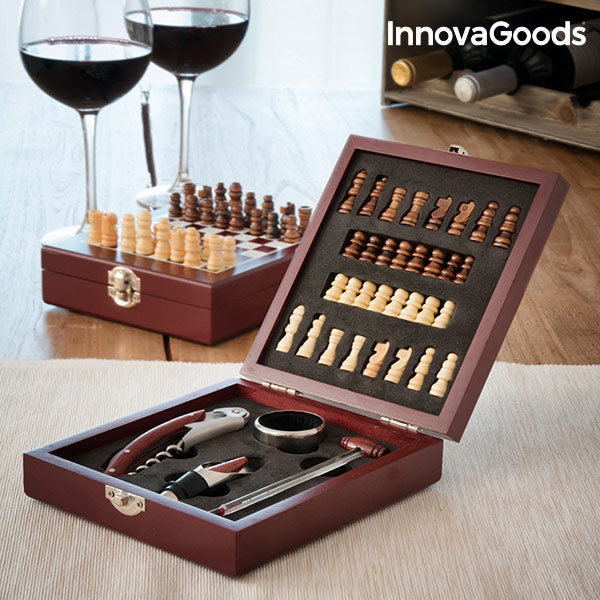 Set da vino Chess InnovaGoods (37 pezzi)