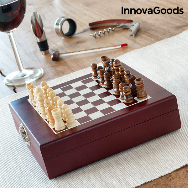 Set da vino Chess InnovaGoods (37 pezzi)