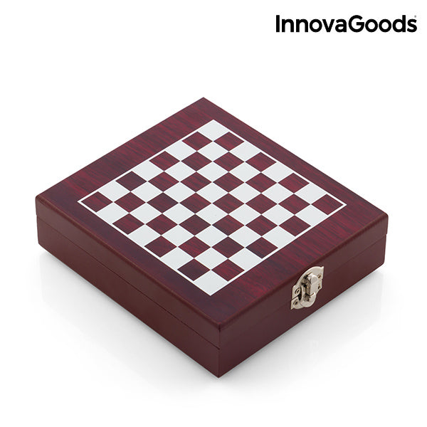 Set da vino Chess InnovaGoods (37 pezzi)