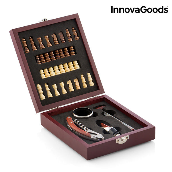 Set da vino Chess InnovaGoods (37 pezzi)
