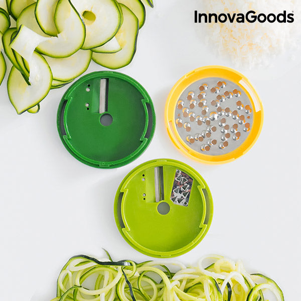 Spiralizzatore e grattugia InnovaGoods FoodTube con ricettario
