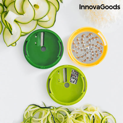 Spiralizzatore e grattugia InnovaGoods FoodTube con ricettario