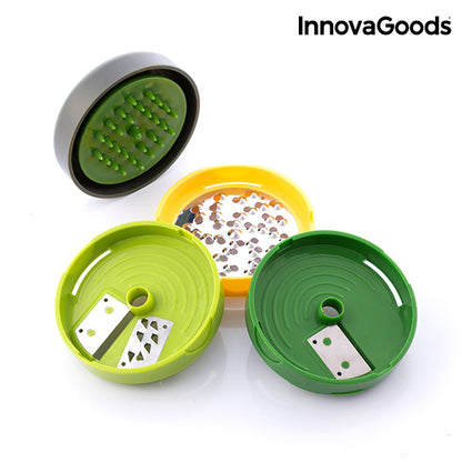 Spiralizzatore e grattugia InnovaGoods FoodTube con ricettario
