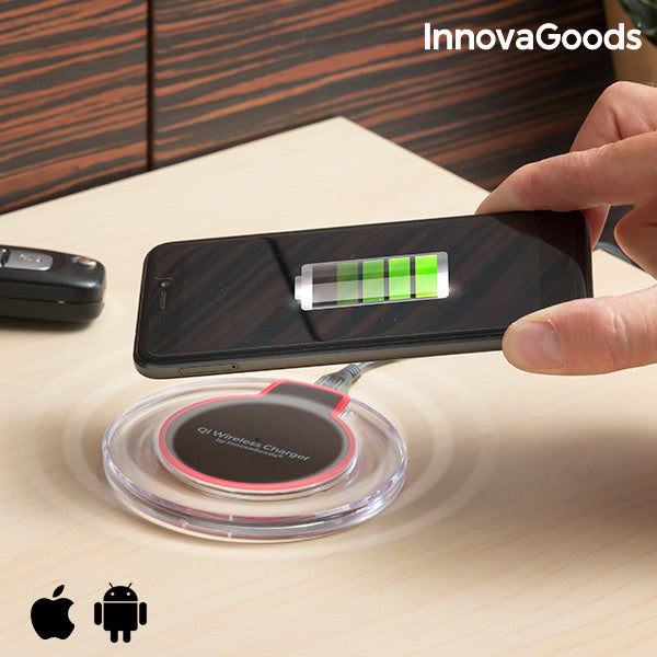 Caricabatterie Wireless Qi per Smartphone InnovaGoods