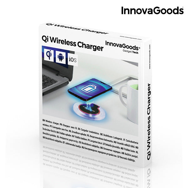 Caricabatterie Wireless Qi per Smartphone InnovaGoods