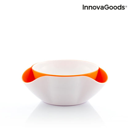 Ciotola Snack 2 in 1 InnovaGoods (2 Pezzi)