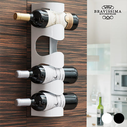 Bravissima Kitchen Metal Wine Holder
