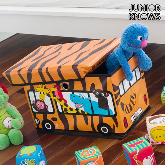 Bus Junior Knows Fold-up Toy box