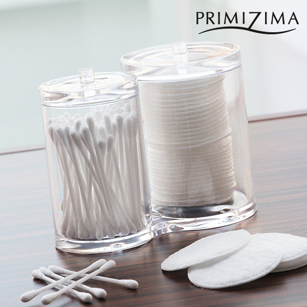 Primizima Cotton Buds and Cotton Pads Organiser