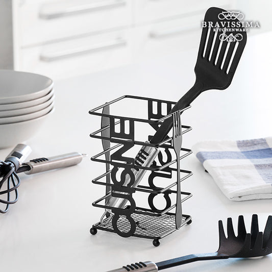 Bravissima Kitchen Cuisine Metal Cutlery Holder