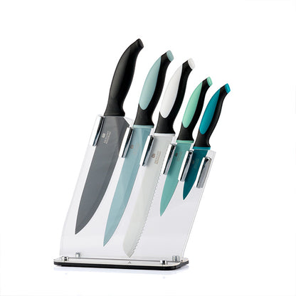 Set ceppo portacoltelli colorato Invisible Style (6 pezzi)