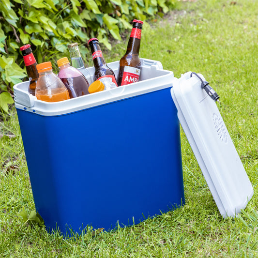 Excellent Electric Portable Fridge 24 L 12 V Blue White