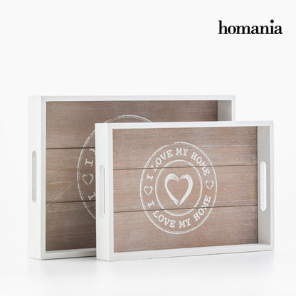 Vassoi I Love My Home di Homania (confezione da 2)