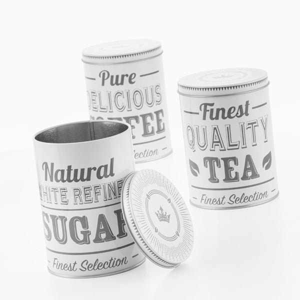 Contenitori da cucina in metallo Wagon Trend (confezione da 3)