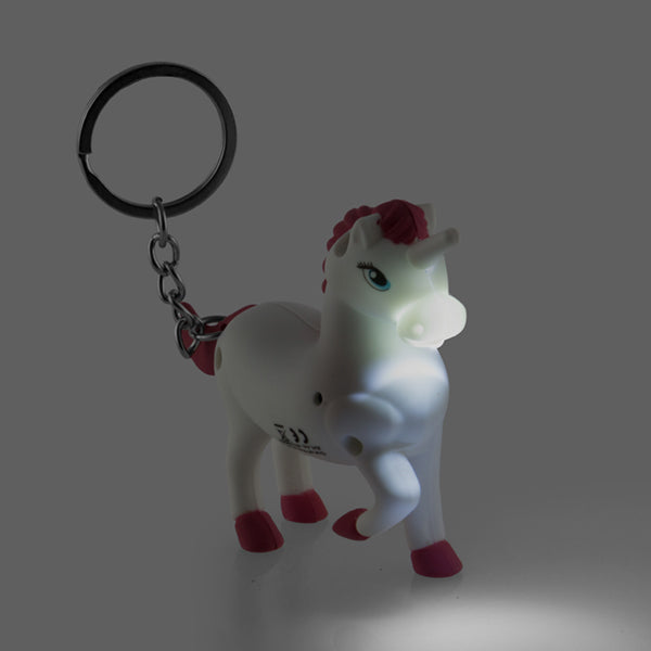 Wagon Trend Unicorn Keychain with LED and Sound