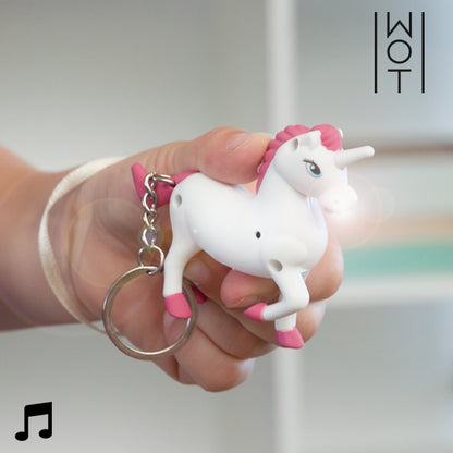 Wagon Trend Unicorn Keychain with LED and Sound