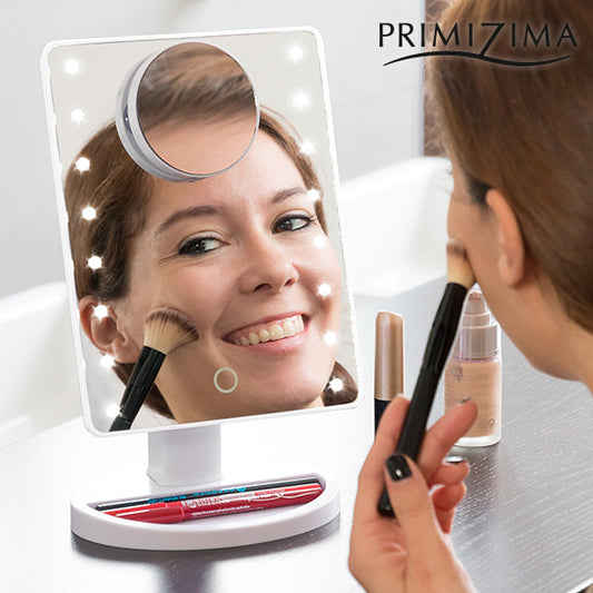 Primizima LED Magnifying Mirror for Putting on Make up