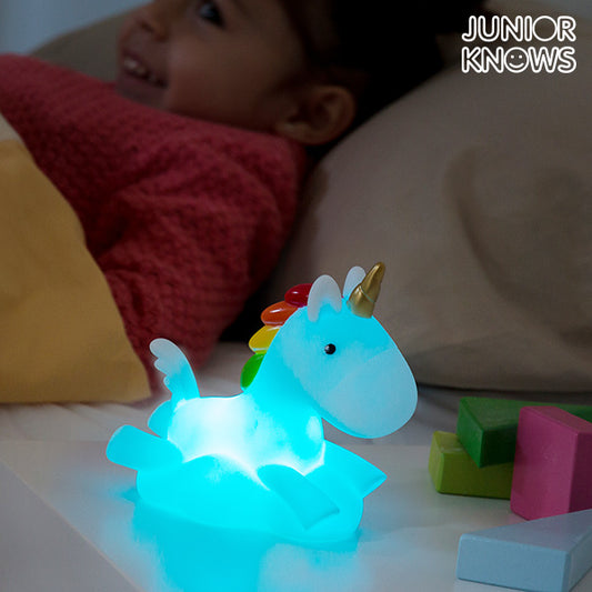 Luce notturna Unicorno LED Multicolor Junior Knows