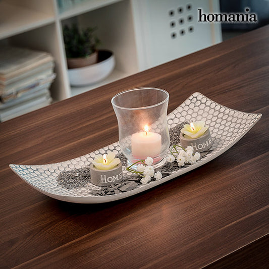 Harmony Homania Table Centrepiece with Candle-holder