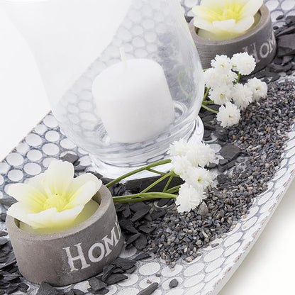 Harmony Homania Table Centrepiece with Candle-holder