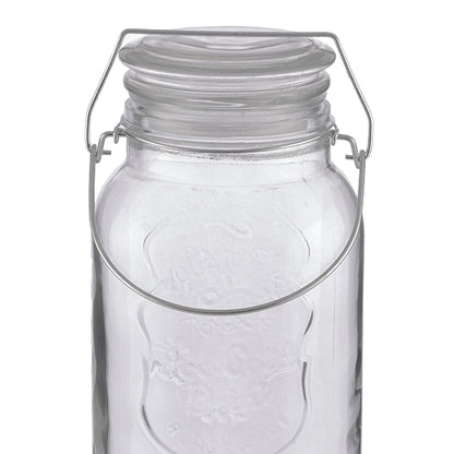 Ice Cold Drink Vintage Coconut Glass Drinks Dispenser