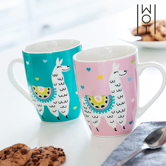 Wagon Trend Llama Mug
