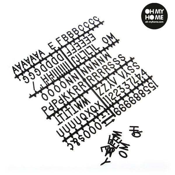 Oh My Home Cornice per Lettere e Numeri (30 x 45 cm)