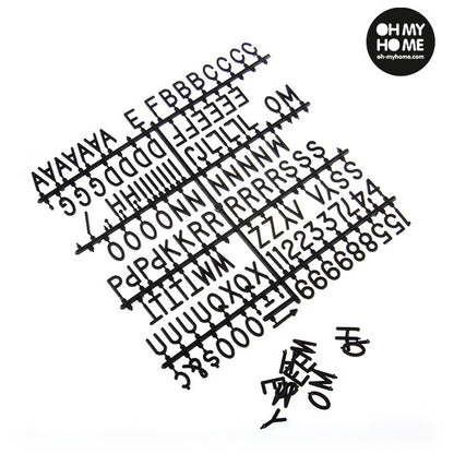 Oh My Home Cornice per Lettere e Numeri (30 x 45 cm)