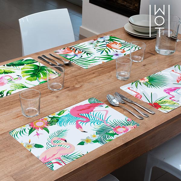 Tovagliette Wagon Trend Tropical Flamingo