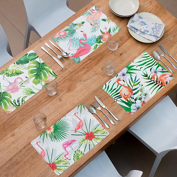 Tovagliette Wagon Trend Tropical Flamingo
