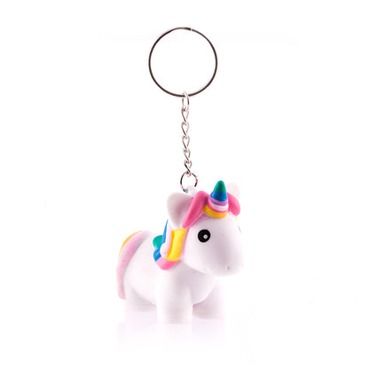 Junior Knows Squeeze Unicorn Key Ring