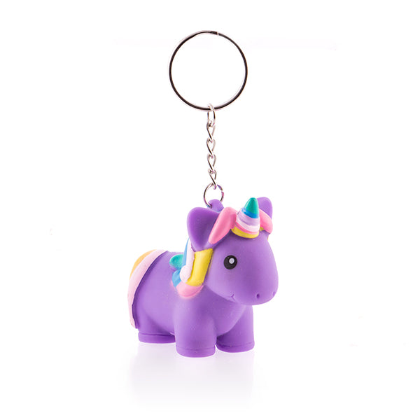 Junior Knows Squeeze Unicorn Key Ring