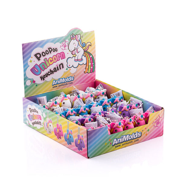 Junior Knows Squeeze Unicorn Key Ring