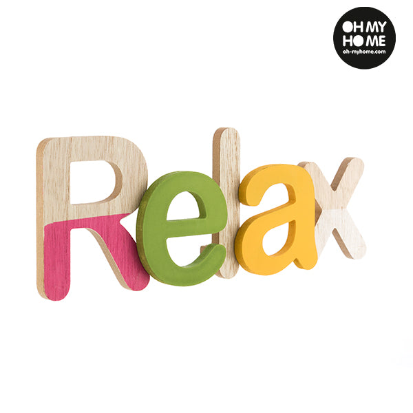 Cartello in legno Oh My Home (confezione da 2)