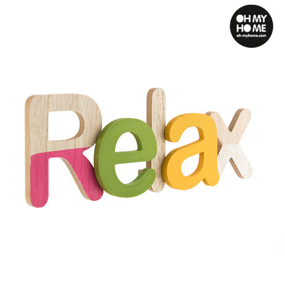 Cartello in legno Oh My Home (confezione da 2)