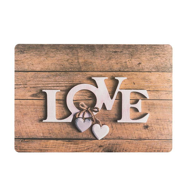 Tovagliette d'amore romantiche