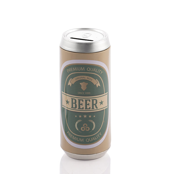 Salvadanaio per lattine di birra di alta qualità