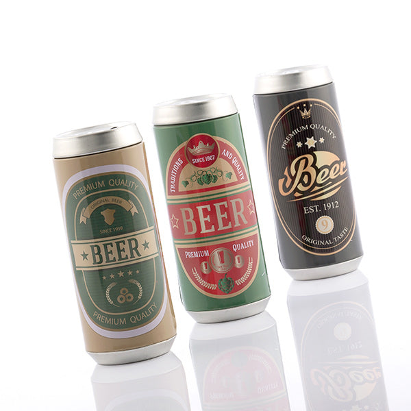 Salvadanaio per lattine di birra di alta qualità