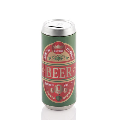 Salvadanaio per lattine di birra di alta qualità