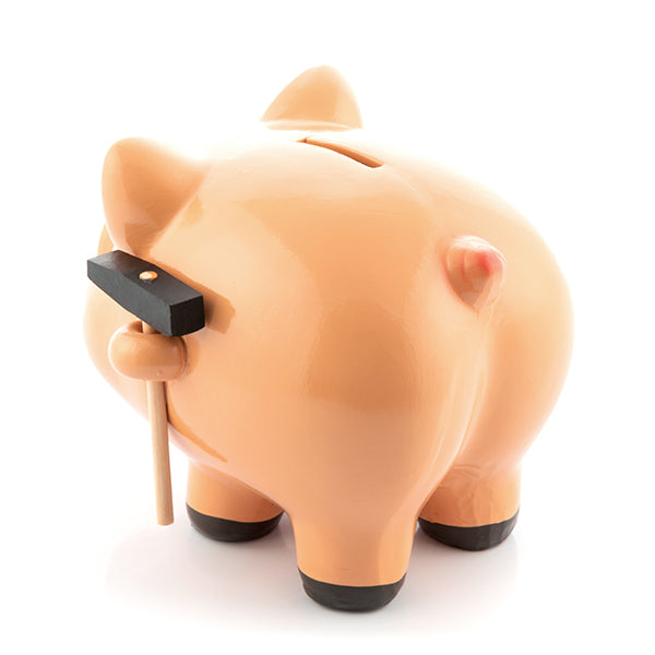 Giant Piggy Bank with Hammer